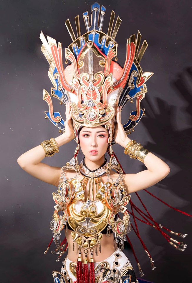 Jennifer Le in traditional attire