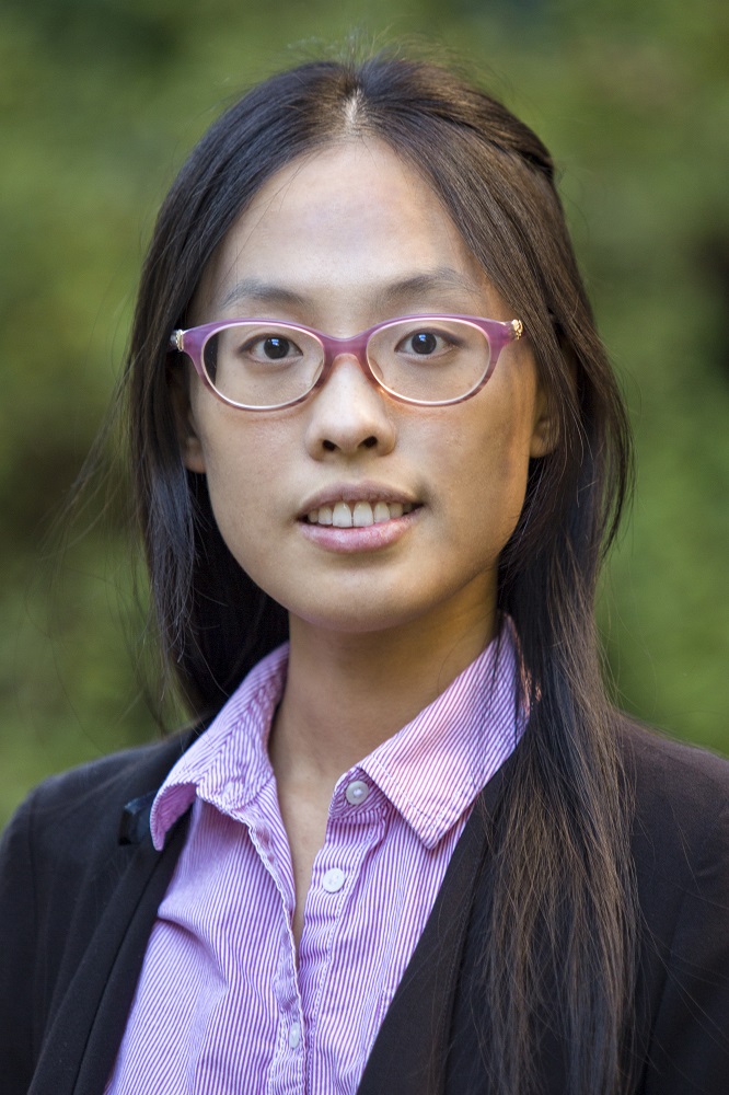 Yingfei Wang wearing glasses