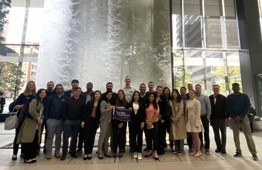 Foster MBA students network in Japan
