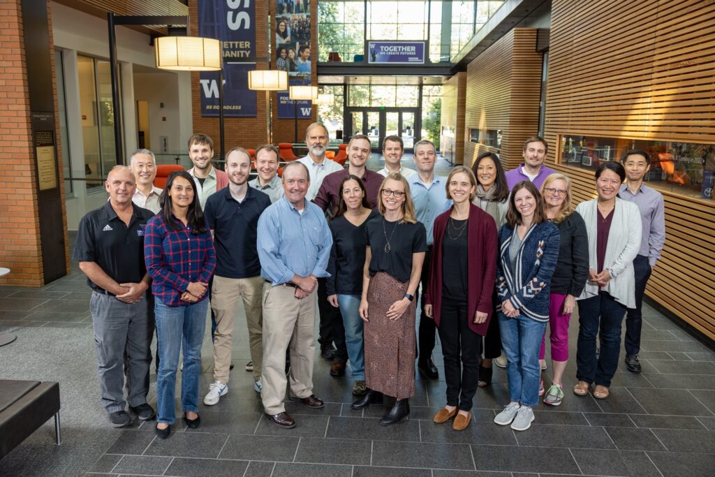 Faculty members of the Foster School of Business Department of Accounting at their annual gathering in 2022.