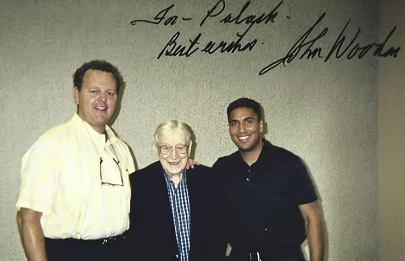 Palash Islam, Jim Marsh and John Wooden