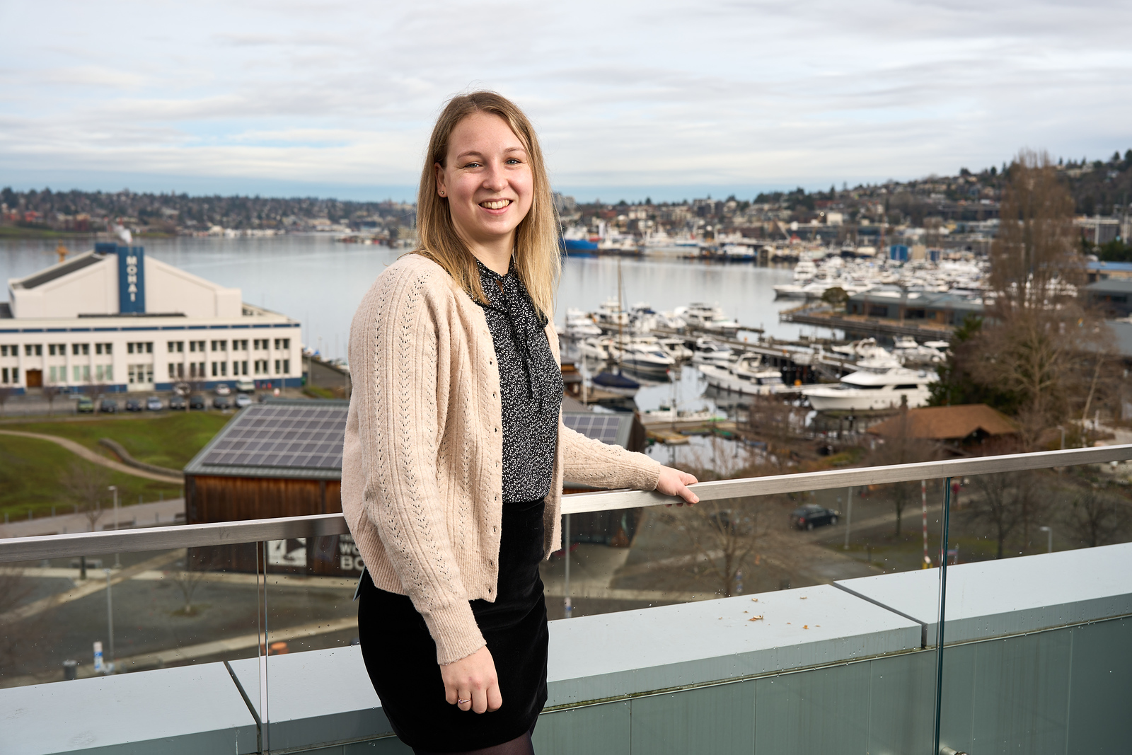 Global Innovation Exchange alum Bety Mehide at the Google campus on South Lake Union.