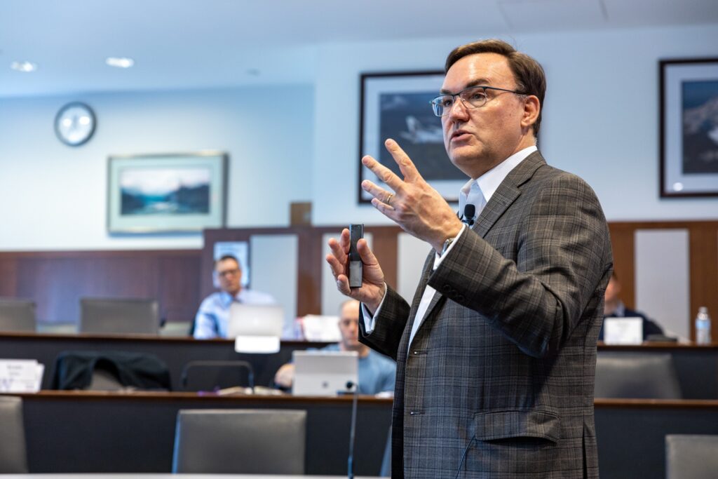 Professor Michael Johnson at University of Washington