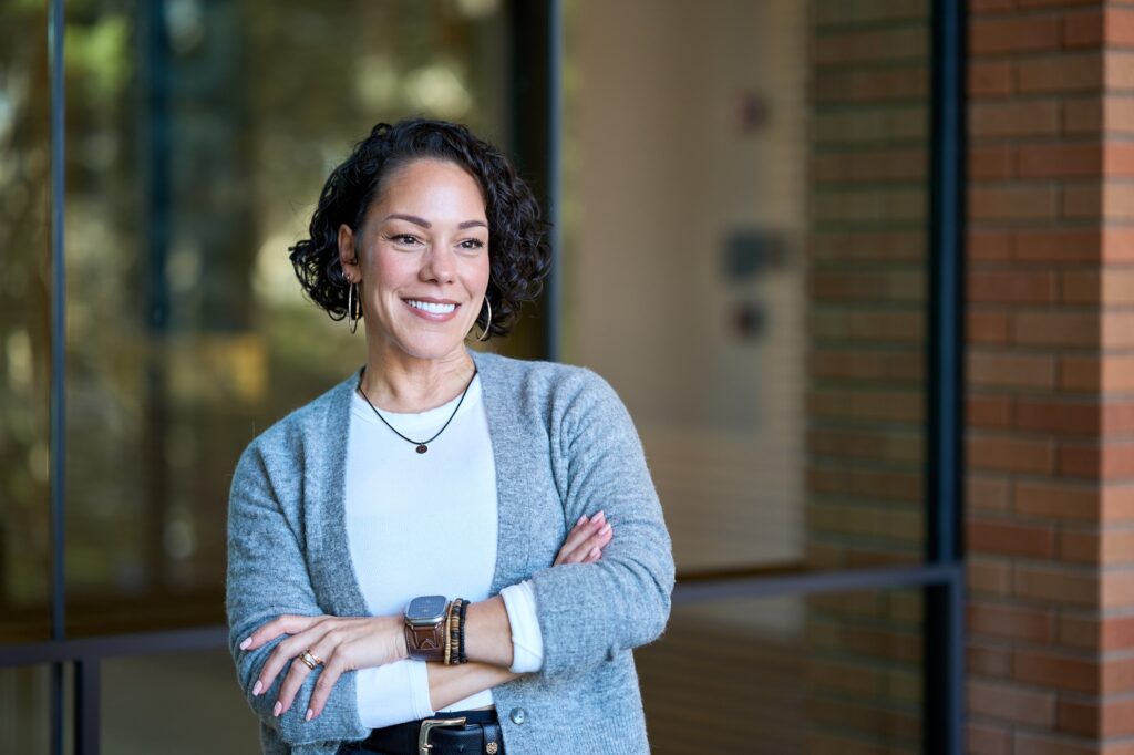 Cybersecurity expert Crystal Bulda at the Foster School