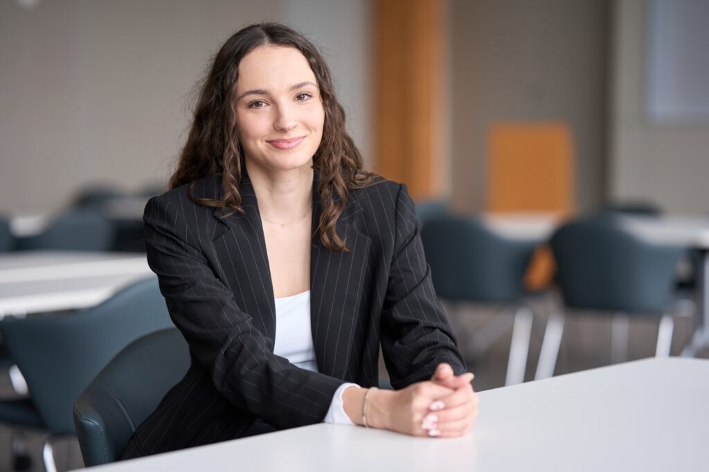 Alexandria Tangas earned a master of science in entrepreneurship at the Foster School of Business