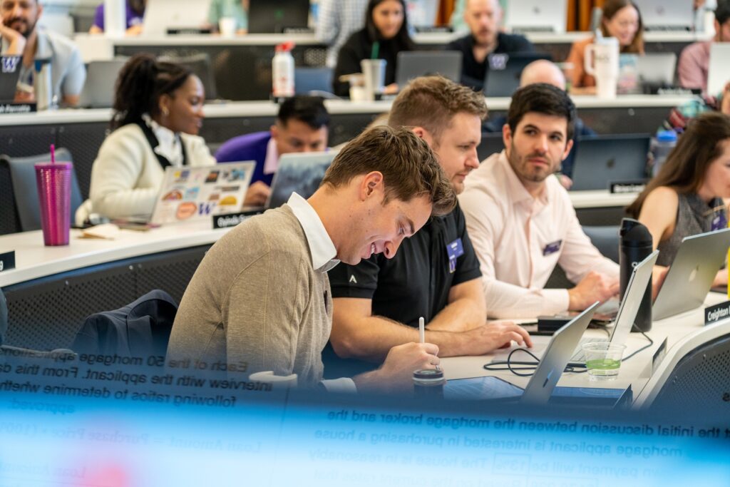 Hybrid MBA class at the University of Washington