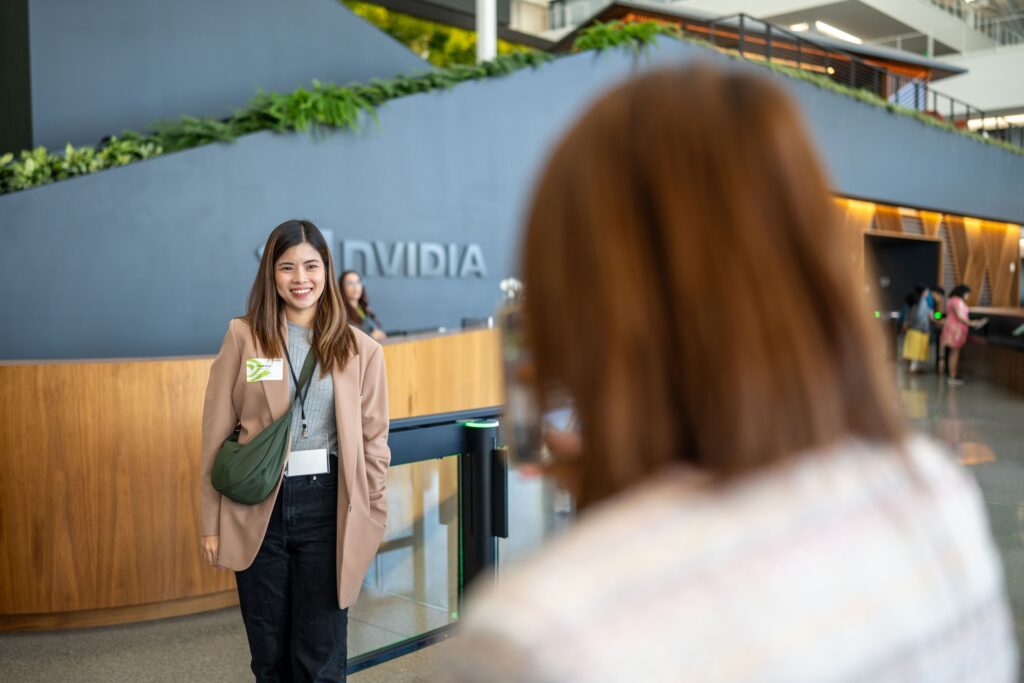 Foster School of Business students visit NVIDIA in the Bay Area.