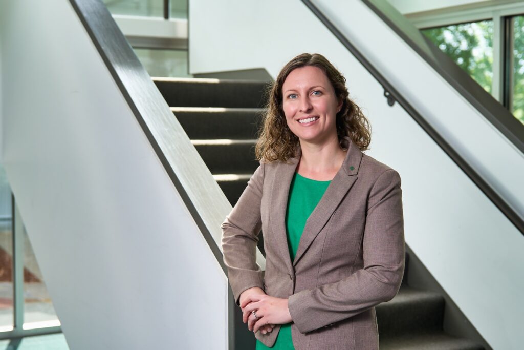 During the master’s in accounting, Hailey Lamb-Nielubowicz completed a 10-week internship at Providence Health and Services. After graduation, she accepted a full-time role.